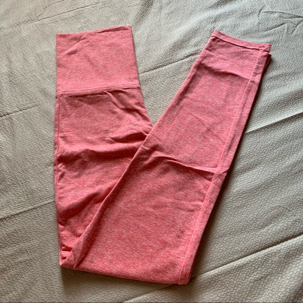 Pink workout leggings